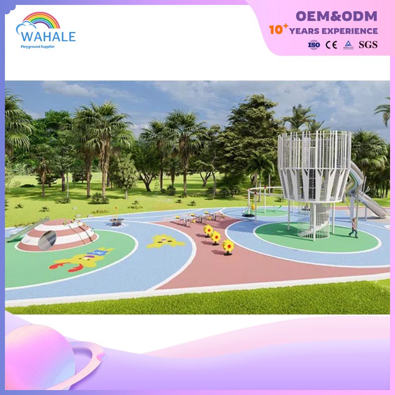 Forest Outdoor Children Cartoon Parent-child Interactive Playground Equipment Supplier