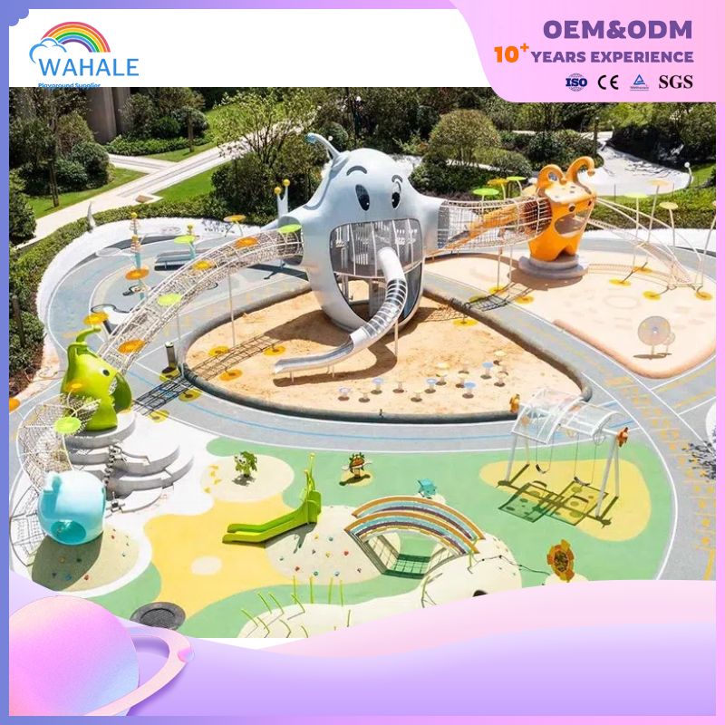 Mall Outdoor Alien Modeling Customized Children's Unpowered Park Equipment Suppliers