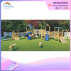 Blue Castle Modeling Customized Residential Outdoor Children's Slide Park Equipment Wholesale