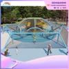 Park Outdoor Children's Paper Climbing Rope Net Climbing Frame Custom Children's Hexagonal Climbing Net To Expand The Park