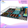Indoor Children's Warrior Expansion Trampoline Park Custom Children's Parkour Trampoline Game Equipment