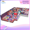 Customized Children's Purple Fantasy Candy House Theme Playground Equipment Indoor Soft Park Sale