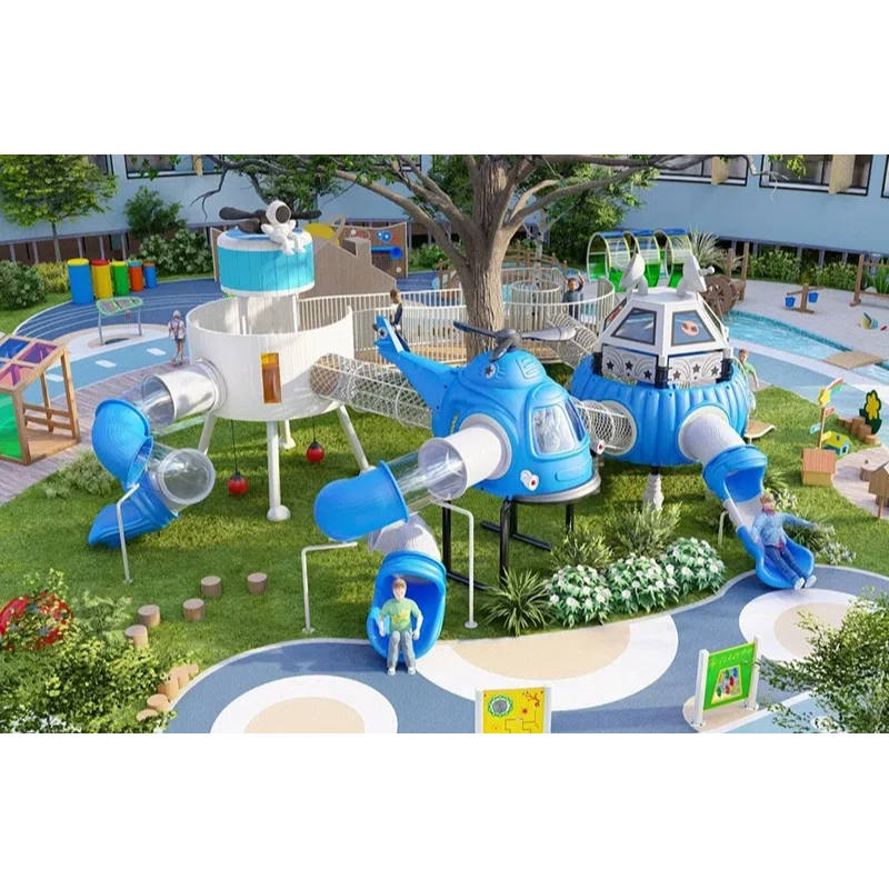 Plastic moon modeling swing