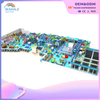Ice And Snow World Theme Customized Children's Indoor Soft Installation Blue Playground Equipment