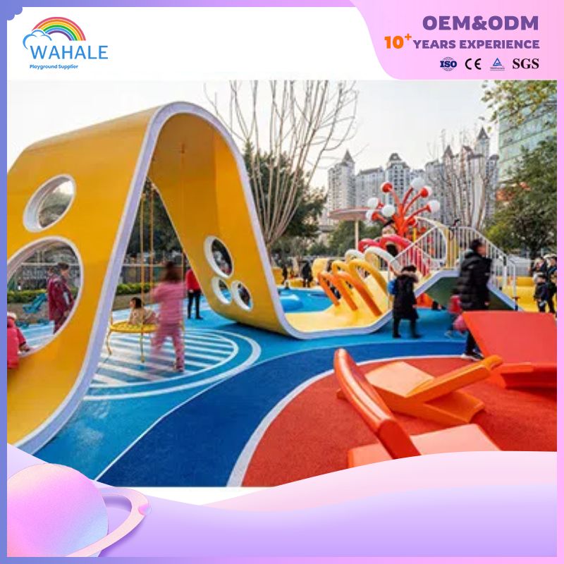 Color Lighting Custom Outdoor Children Interactive Playground Equipment Suppliers