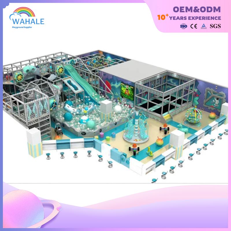 Custom Video Game Theme Playground Equipment Children Indoor Astronaut Modeling Amusement Park Facilities