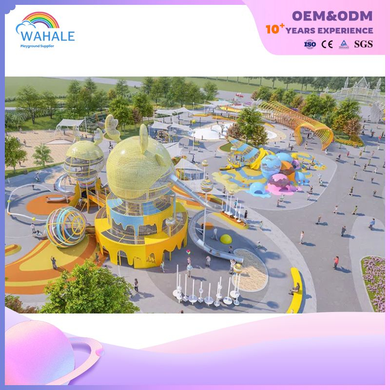 Cartoon Theme Customized Children's Outdoor Physical Training Playground Equipment Builder