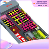 Custom Scenic Spot Indoor Children's Parkour Trampoline Park Soft Pink Physical Training Playground Equipment