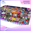 Purple Flying Saucer Modeling Custom Shopping Mall Indoor Soft Equipment for Children's Playground