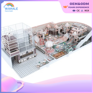 Pink Dream Castle Theme Customized Children's Indoor Soft Decoration Playground Equipment Supplier