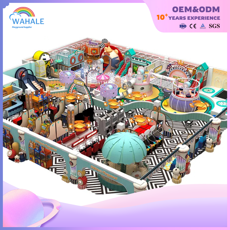 Sales Center Indoor Children Plant Theme Custom Soft Decoration Parent-child Interactive Playground Equipment Dealer