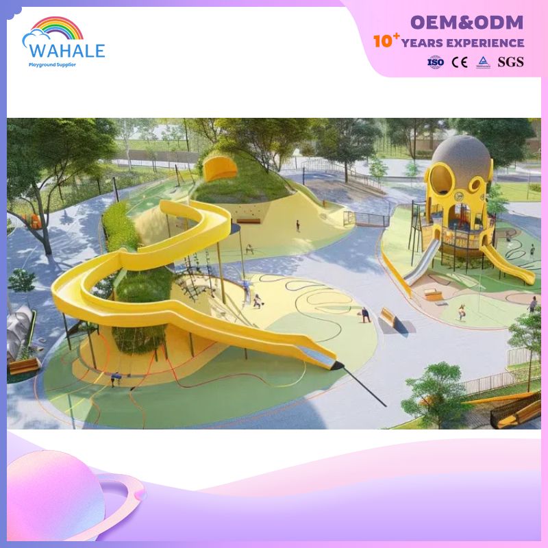 Scenic Spot Outdoor Cartoon Theme Customized Children's Physical Exercise Playground Equipment
