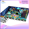 Early Education Center Indoor Video Game Theme Customized Children's Space Slide Playground Equipment