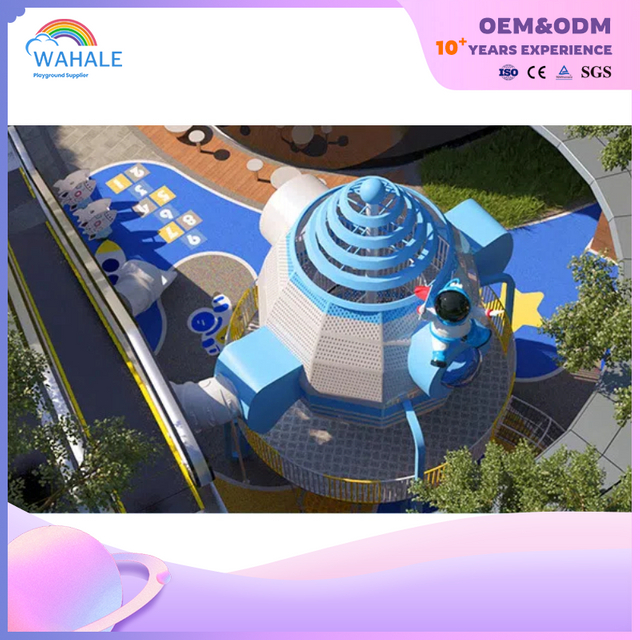 Outdoor Customized Space Astronaut Theme Children's Sports Playground Equipment Wholesale