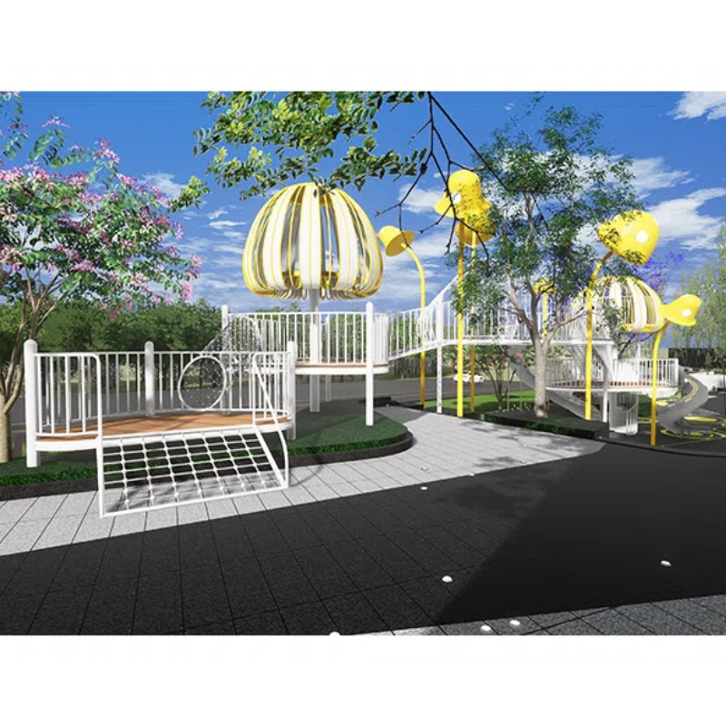 Woven web climbing frame