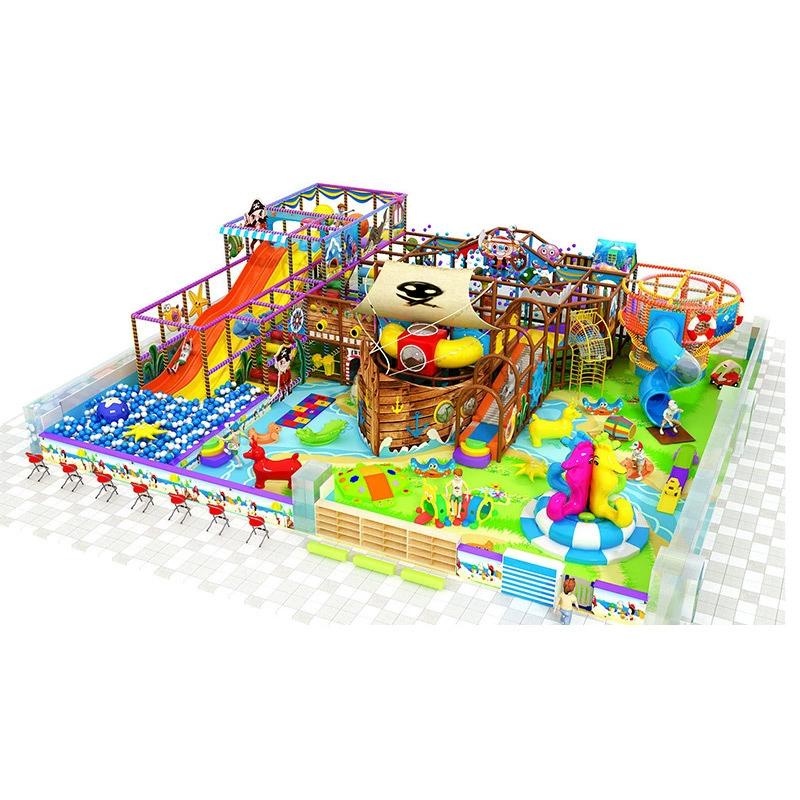 Wooden pirate ship style game house