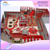 Red New Year Theme Customized Children's Indoor Soft Playground Equipment Wholesale