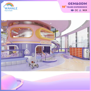 Mall Interior Purple Soft Children's Playground Equipment Customized Children's Fantasy Amusement Park