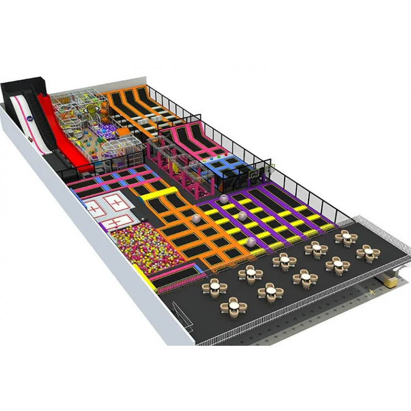 Red vertical jump slide