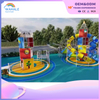 Early Education Center Outdoor Color Cartoon Children Physical Exercise Playground Equipment Supplier