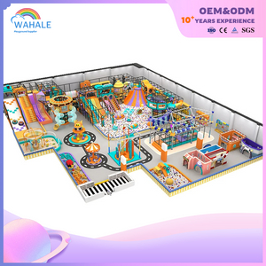 Coffee Room Orange Space Theme Custom Soft Decoration To Expand The Playground Equipment Dealer