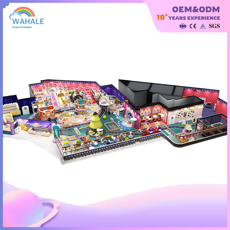Cafe Indoor Cartoon Shape Custom Soft Installation Maze Playground Equipment Manufacturer
