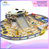 A 190-square-meter Indoor Space Castle-themed Customized Children's Ocean Ball Pool Playground Facility in The Shopping Mall