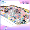 150-square-meter Indoor Pink Bear-themed Customized Children's Soft Furnishings And Playground Equipment