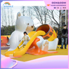 200 Square Meters Outdoor White Bear Honey Pot Shape Customized Children's Physical Exercise Playground Equipment