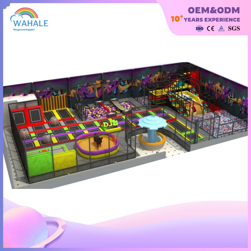 Indoor Customized Orange And Black Game Clearance And Expansion Amusement Park