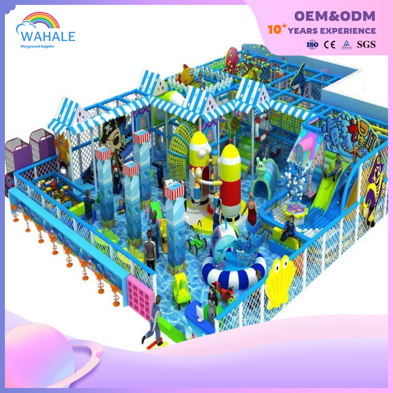 Customized Soft Furnishings for Children's Playground Equipment with The Theme of "Ocean Star" in Kindergartens