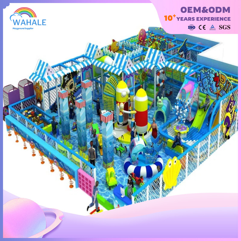 Customized Soft Furnishings for Children's Playground Equipment with The Theme of "Ocean Star" in Kindergartens