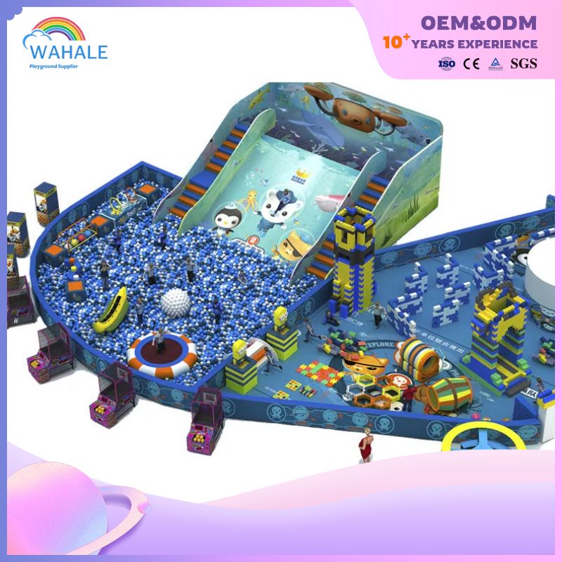 Indoor Green Space-themed Customized Children's Soft Furnishings Ocean Ball Pool Playground