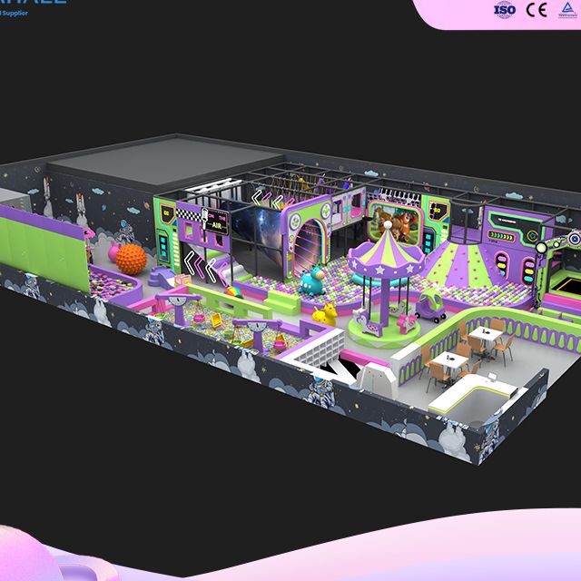 Circus Tech Theme Indoor Playground Equipment for Sale - Custom Commercial Playground Sets