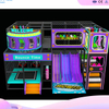 Tech-Play Sports Arena: 3-Lane Glow Slide & Multi-Level Challenge Course | Space-Efficient Investment Solution