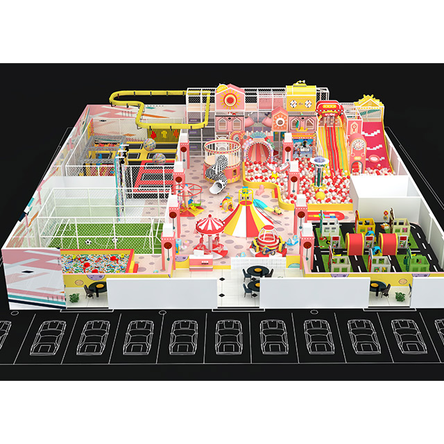 Candy-Themed Mega Playground (USA Verified) - Family Entertainment Center Manufacturer