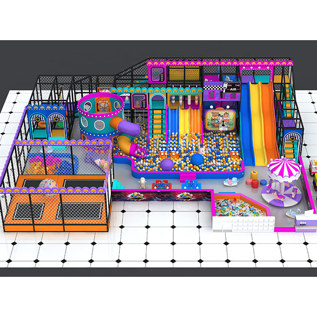 Vibrant Tech-Themed Playground - Commercial Indoor Play Center Manufacturer