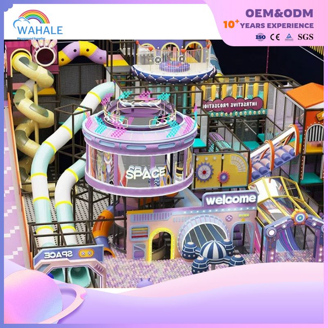 Purple Castle Theme Customized Children's Indoor Playground Cartoon Children's Amusement Park Equipment