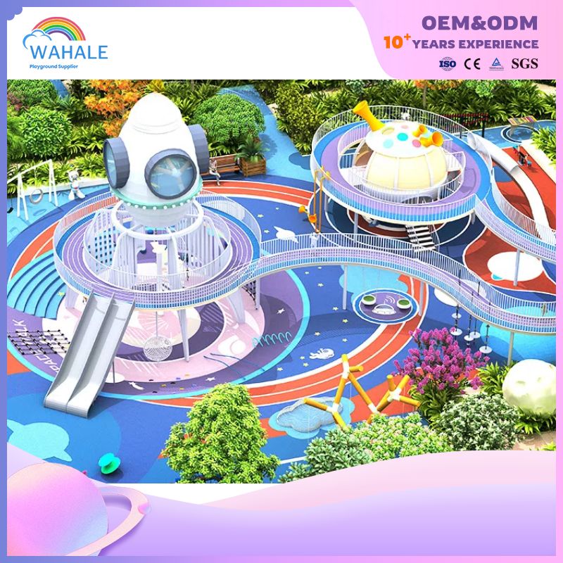 Children's Outdoor Star Theme Customized Park Outdoor Physical Training Playground Facilities