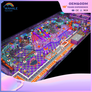 Happy Neon Castle Theme Indoor Playground Equipment Gorgeous Fantasy Theme Park Equipment Customization