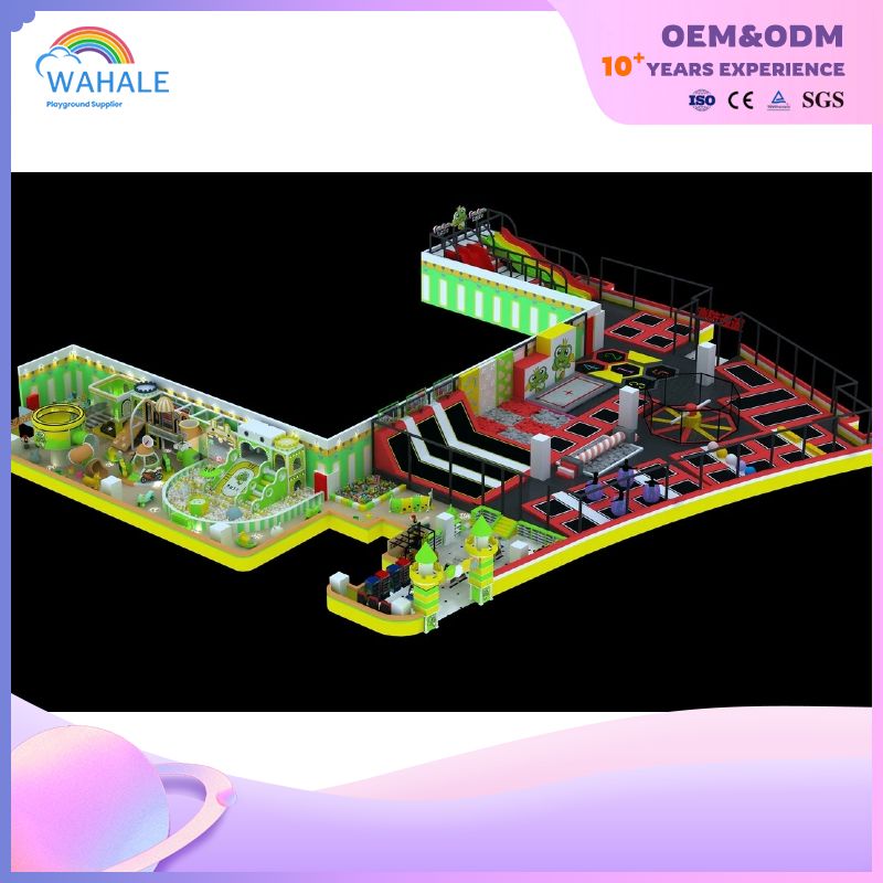 Cartoon Indoor Children's Trampoline Park Customized Commercial Children's Indoor Playground Equipment Wholesale