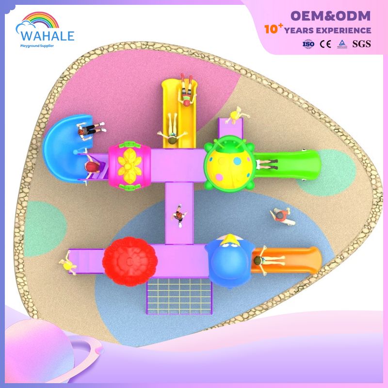 Outdoor Slide Park Amusement Equipment Customized Children's Outdoor Game Structure Wholesale