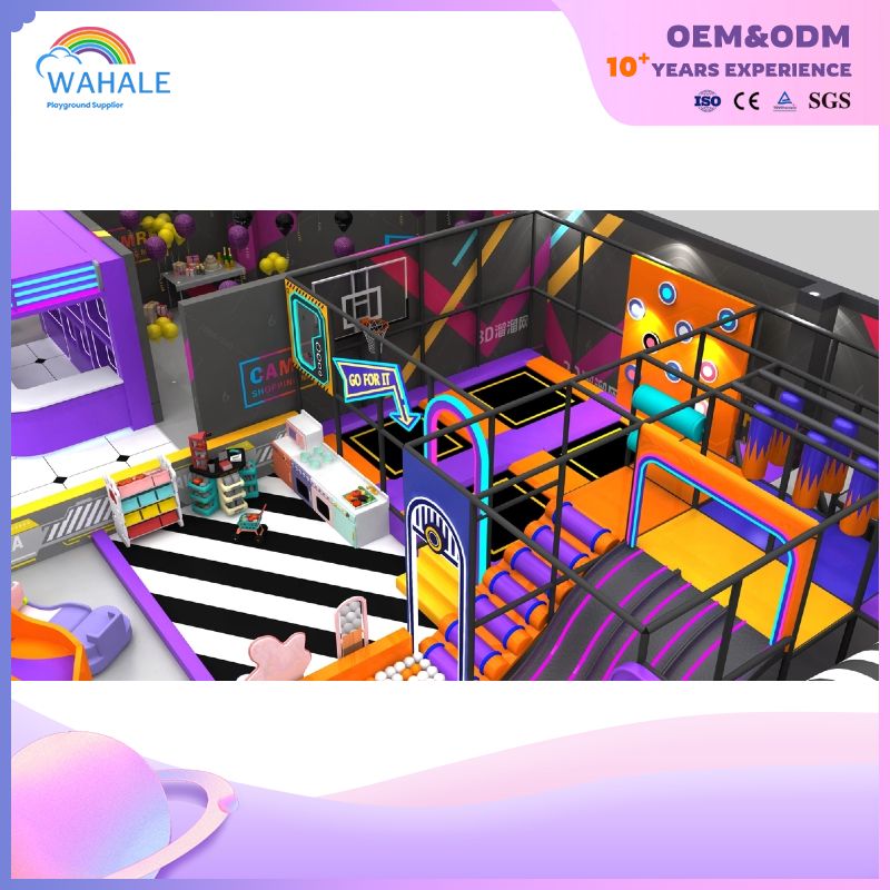 Hip-hop Theme Indoor Playground Customized Children's Video Game Theme Amusement Park Equipment