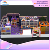 Mall Indoor Children's Purple Playground Customized Indoor Parent-child Interactive Amusement Park Equipment