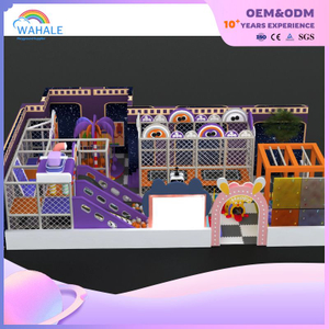 Mall Indoor Children's Purple Playground Customized Indoor Parent-child Interactive Amusement Park Equipment