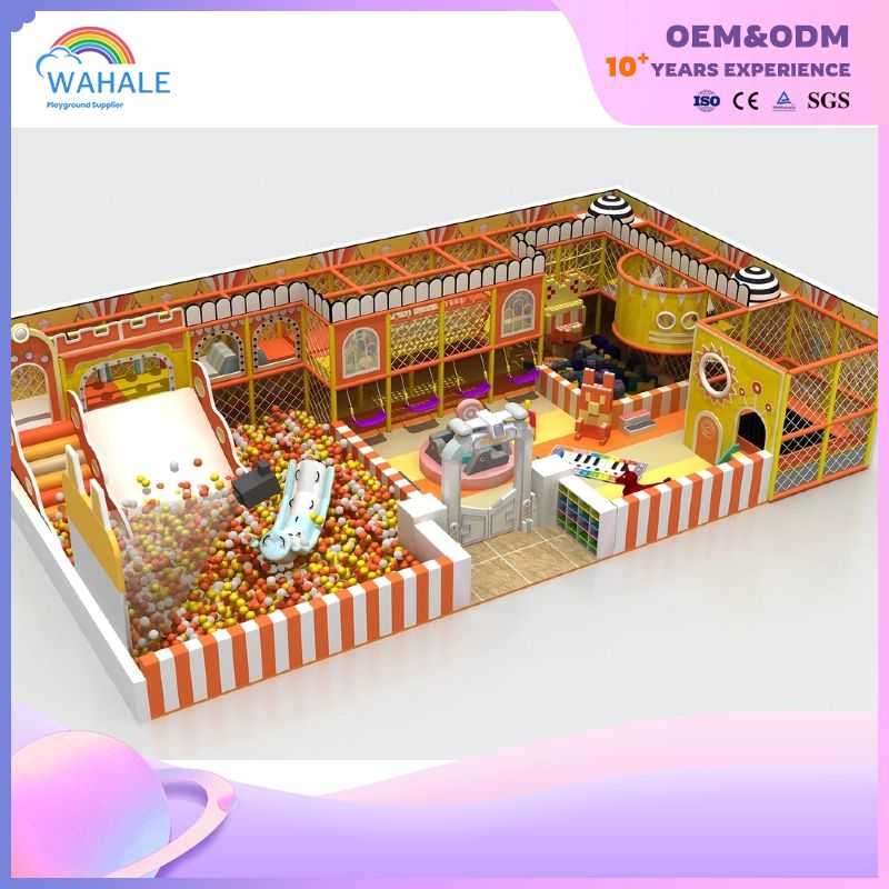 Kindergarten Indoor Macaron Color Theme Customized Children's Playground Equipment Wholesale