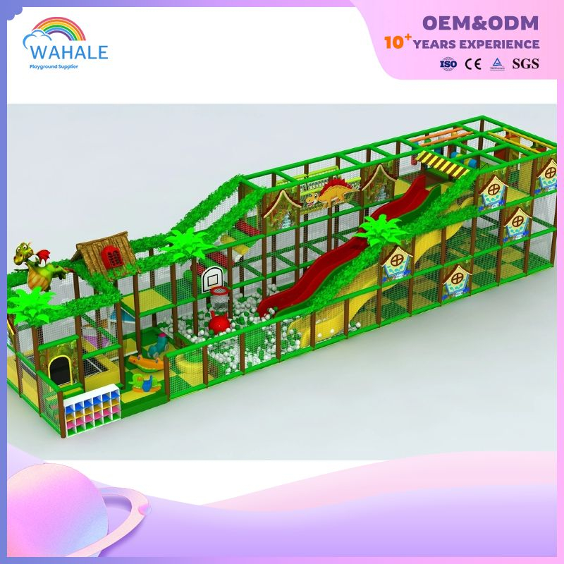 Dinosaur Park Theme Indoor Playground Customized Children's Jungle Amusement Park Equipment Suppliers