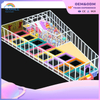 Jumping Ninja Warrior Obstacle Indoor Extreme Sports Custom Trampoline Park Parkour Amusement Equipment Wholesale Parkour Worry Equipment Wholesale