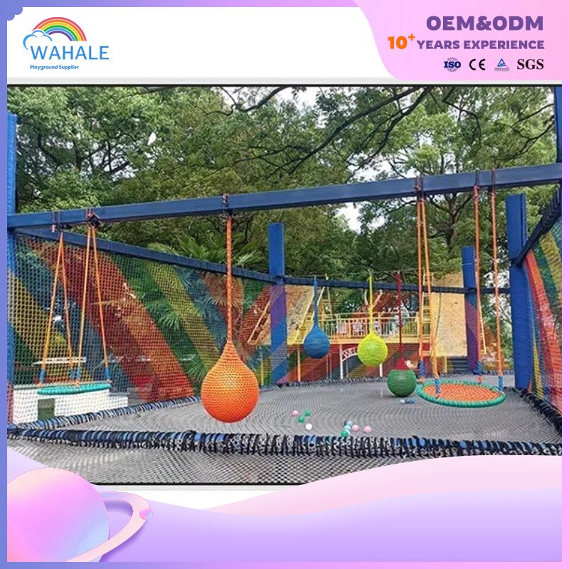 Custom Children's Indoor Playground Hand-woven Mountaineering Net Children's Play Equipment Wholesale