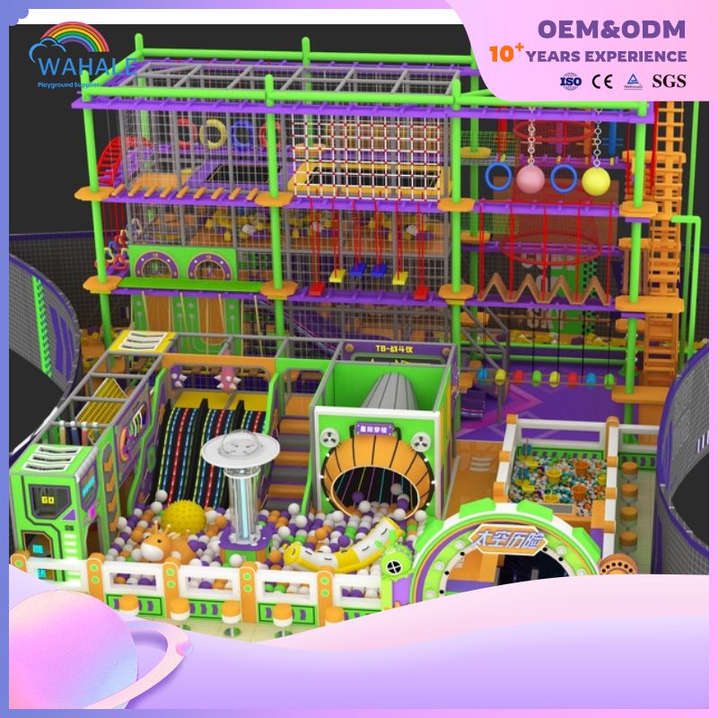 Space Adventure Theme Children's Playground Customized Indoor Physical Training Equipment for Children